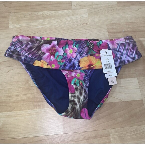 Nanette Lepore Other - NWT Nanette Lepore Swimsuit Bikini Bottom Size Large Floral